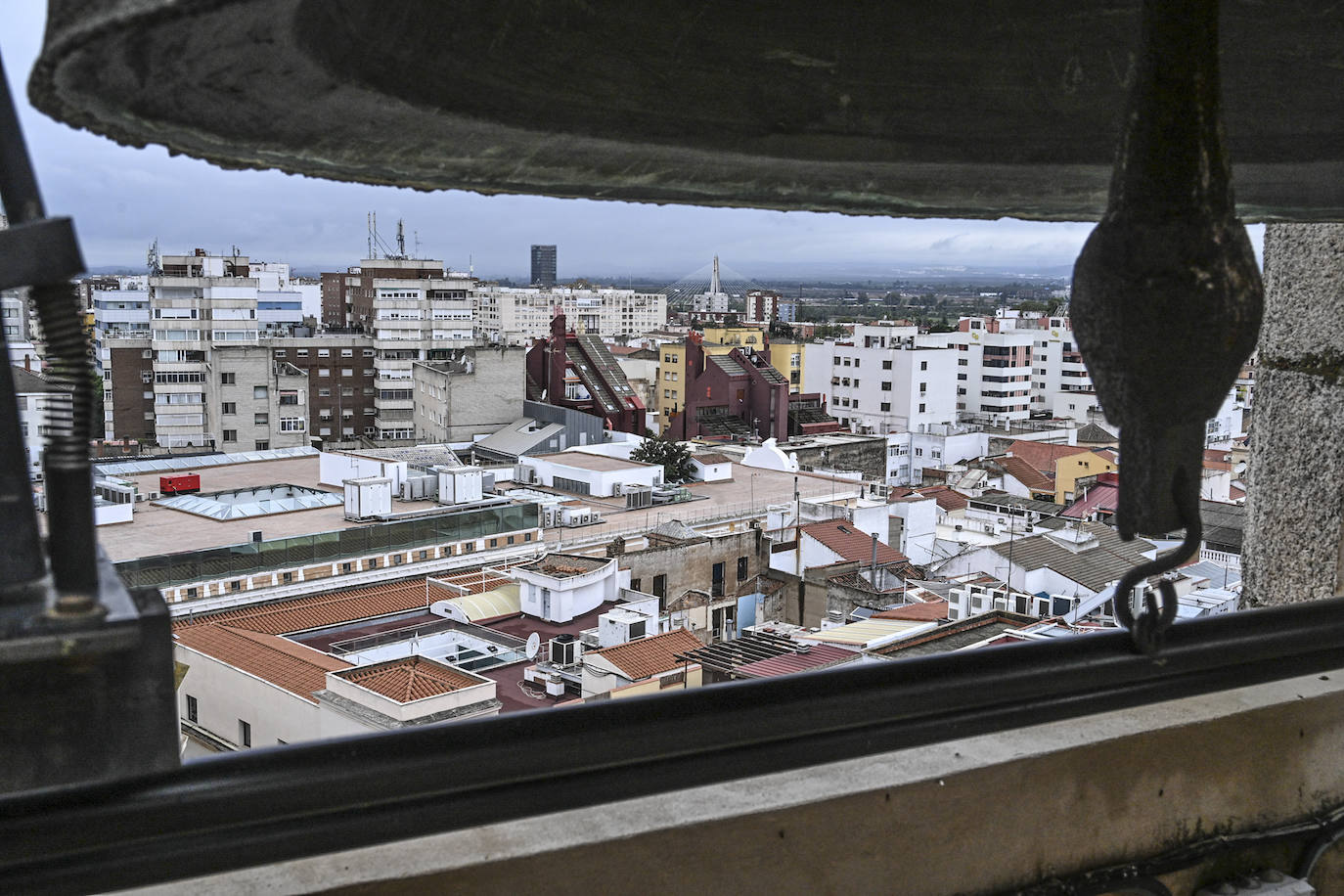 Así se ve Badajoz desde la torre de la catedral