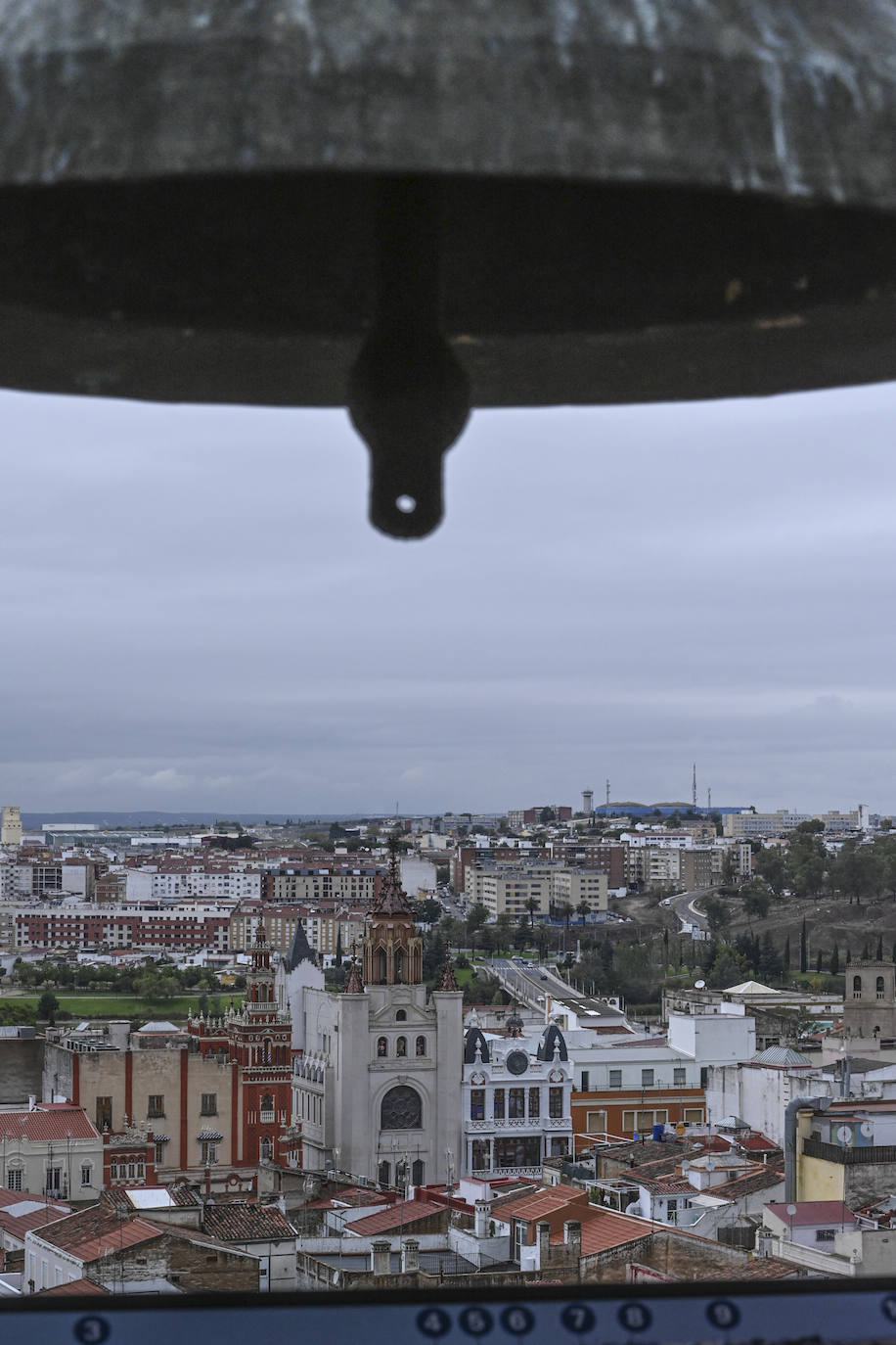 Así se ve Badajoz desde la torre de la catedral