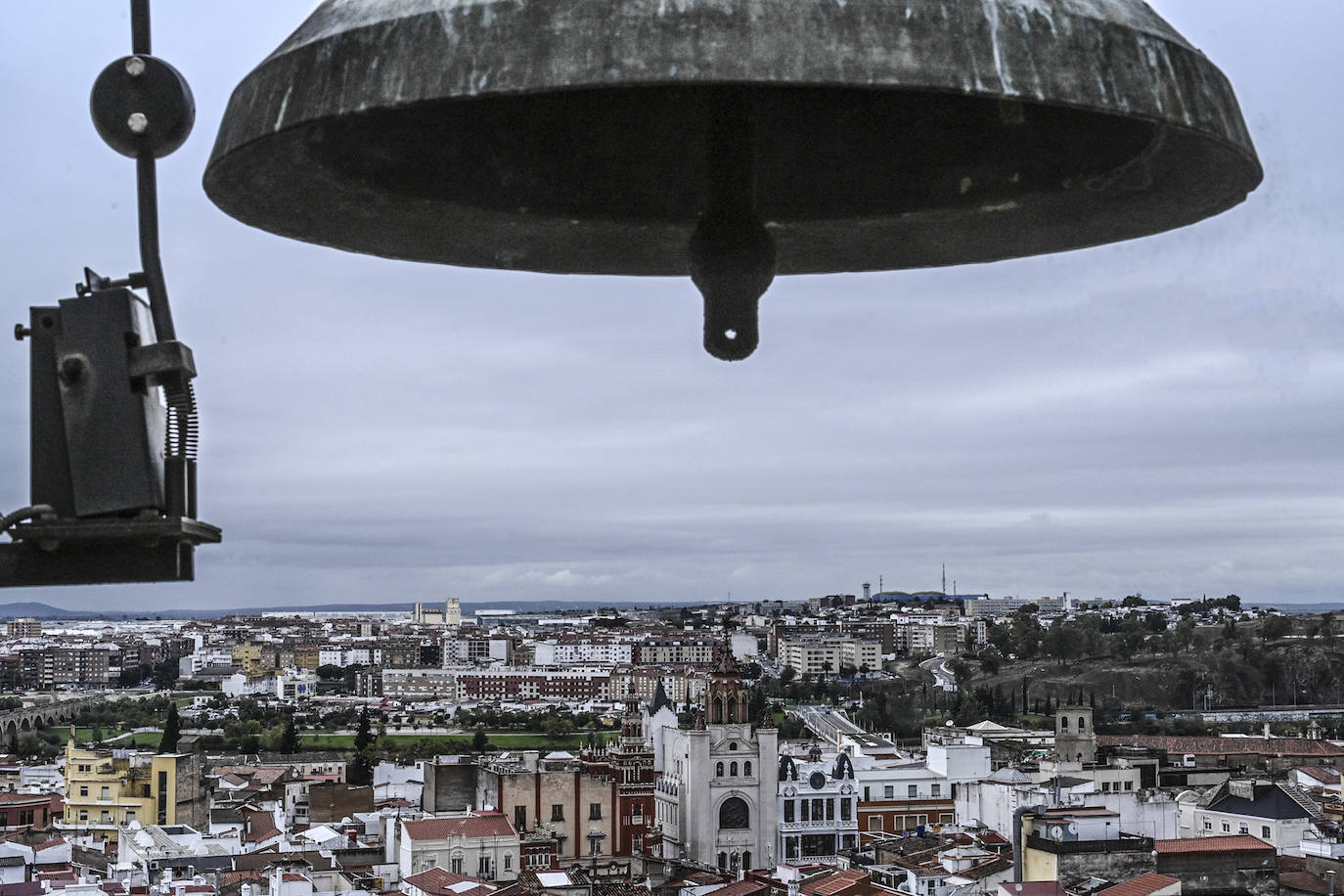 Así se ve Badajoz desde la torre de la catedral