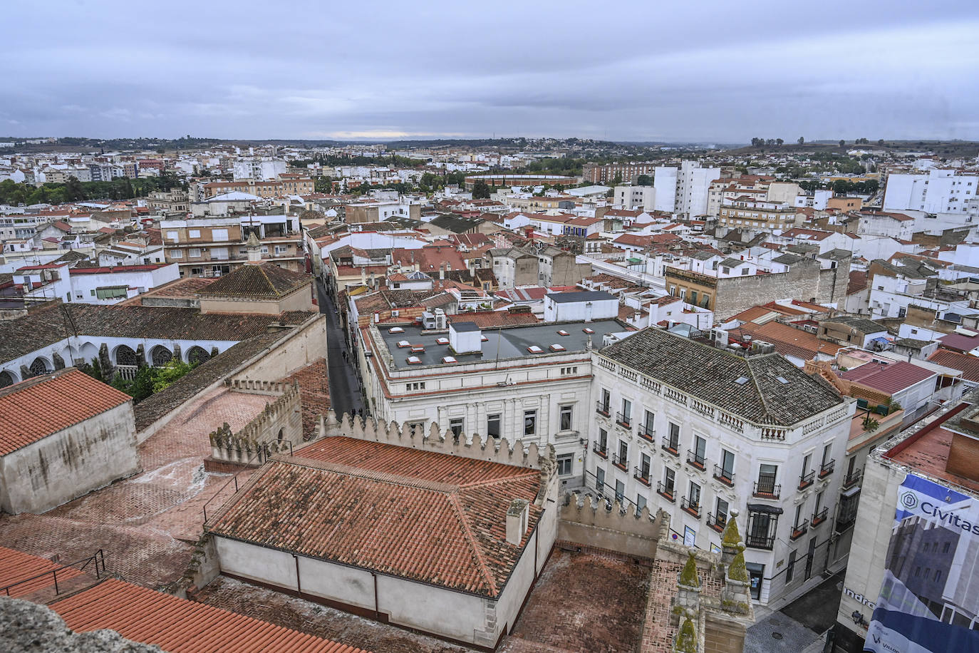 Así se ve Badajoz desde la torre de la catedral (II)