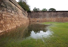 Las balsas de agua que se forman en el corredor verde.