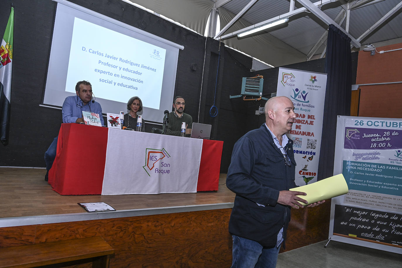 Inauguración de la Escuela de Padres en el IES San Roque.