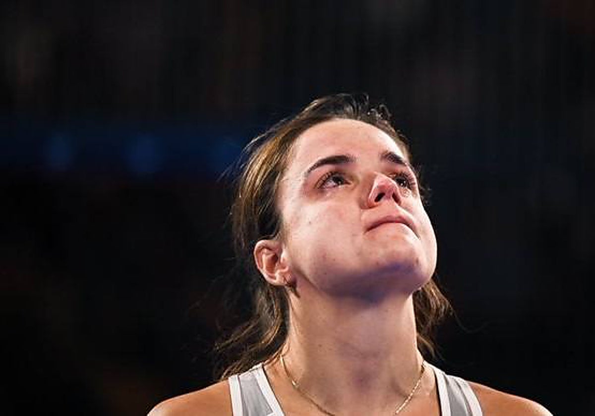 Paula Josemaría, visiblemente emocionada antes de la final en Menorca.