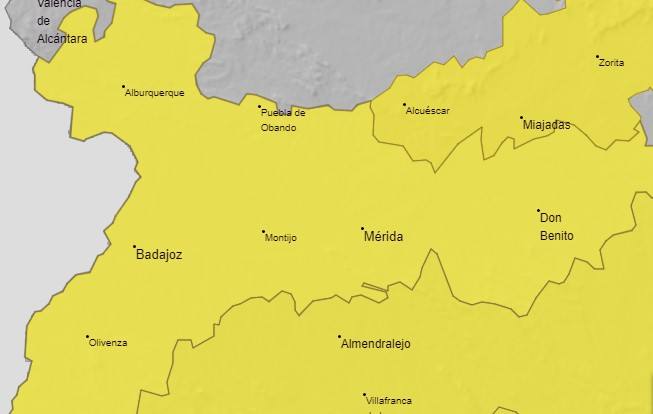 El 112 Extremadura atiende 37 incidencias por la borrasca Celine
