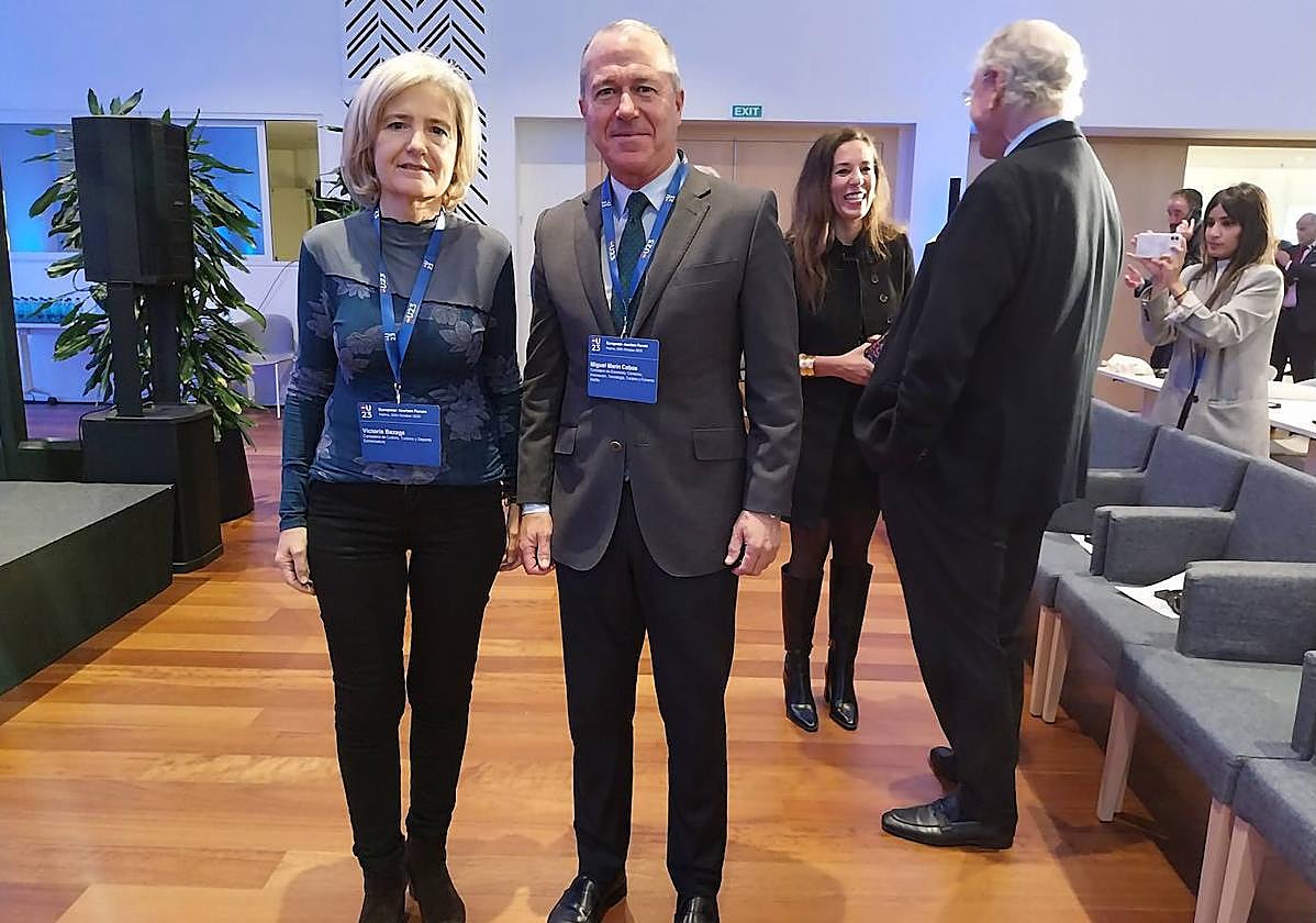 Victoria Bazaga, durante el encuentro celebrado en Palma de Mallorca.