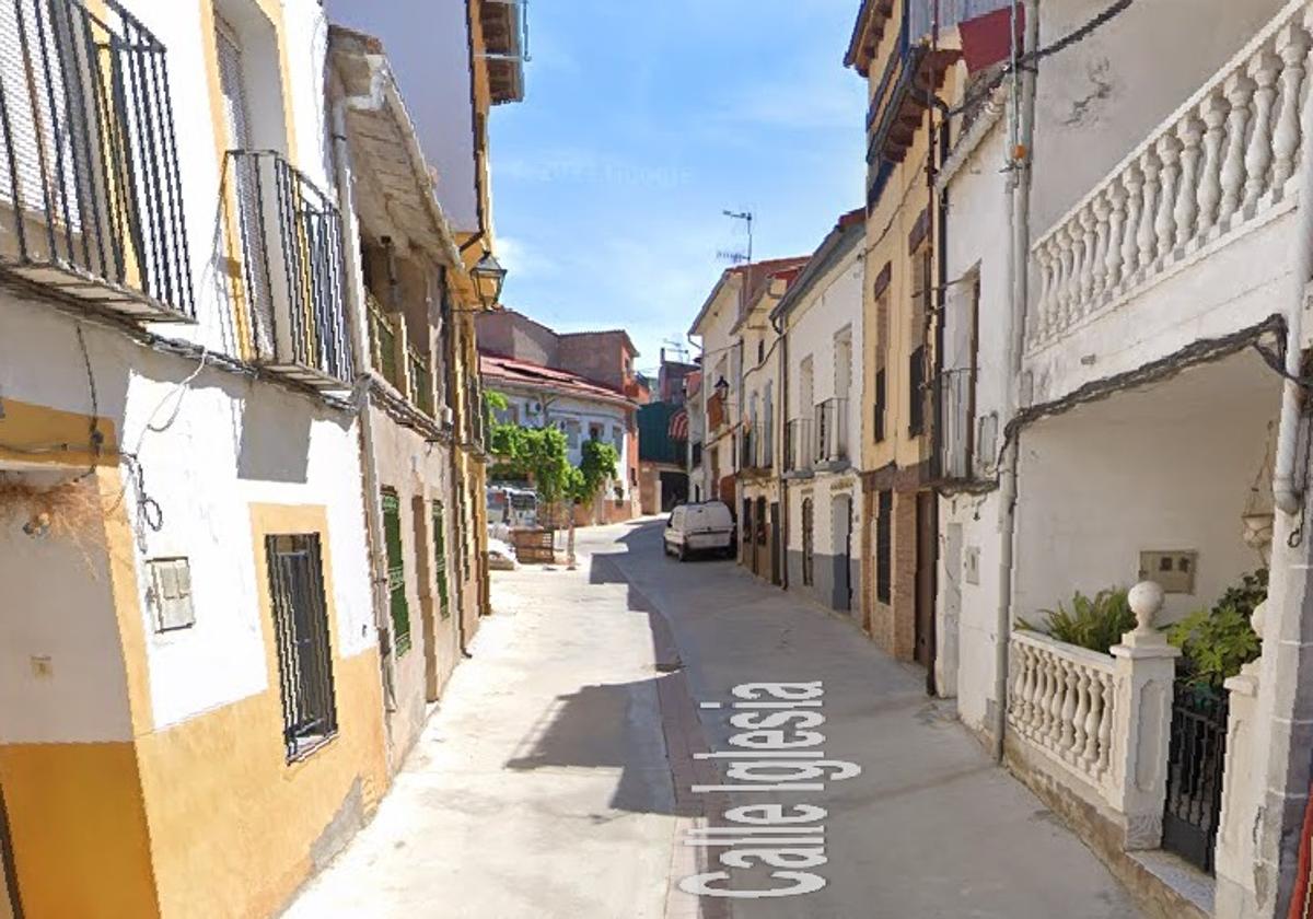 Calle Iglesia de Marchagaz.