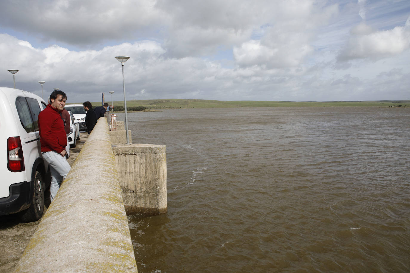 El embalse de Guadiloba, al 80 por ciento. 