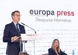 Asistentes al desayuno de María Guardiola en Madrid