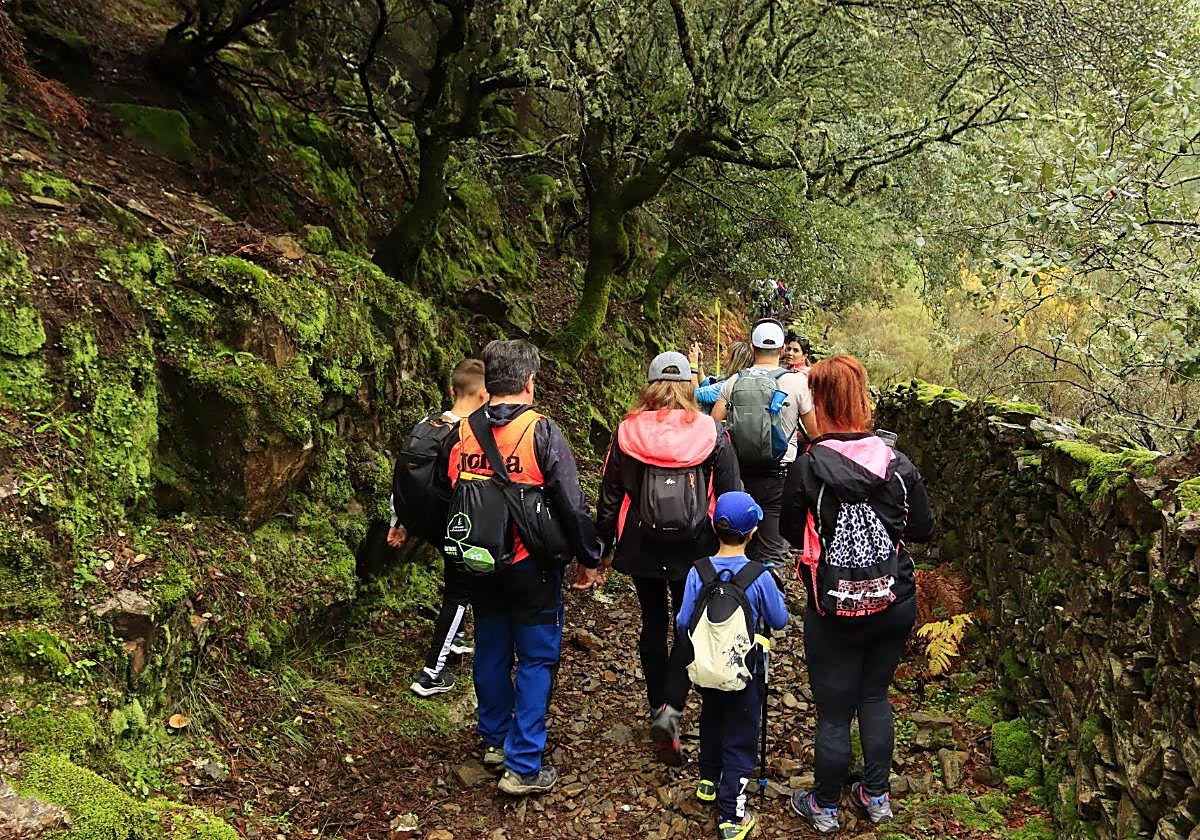 La ruta muestra bellos parajes.