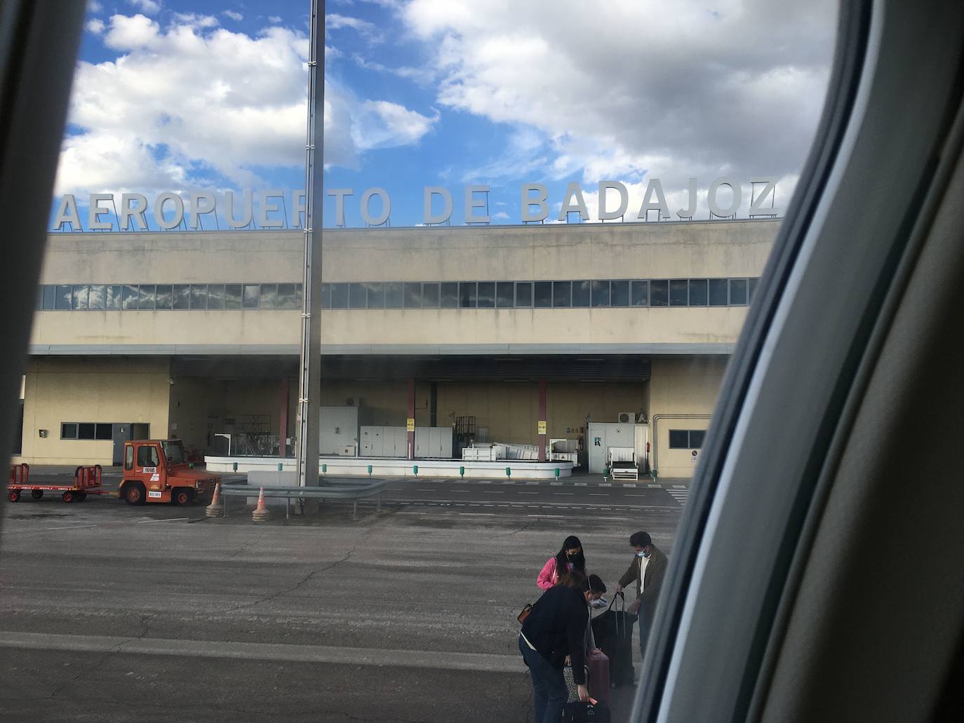 Foto de archivo del aereopuerto de Badajoz