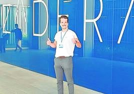 Jorge Vázquez, uno de los creadores de la app, en la Lanzadera.