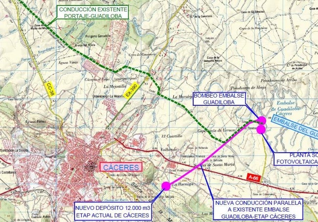 Zona en la que se intervendrá con el nuevo proyecto.