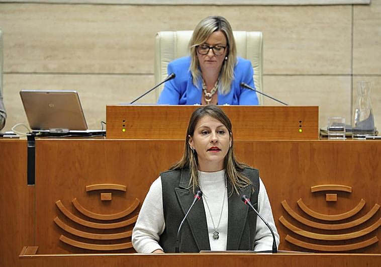 La diputada popular Sandra Valencia.