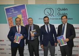 Eladio Buzo, Miguel Rodríguez, César Corcho y Roberto Valdivielso