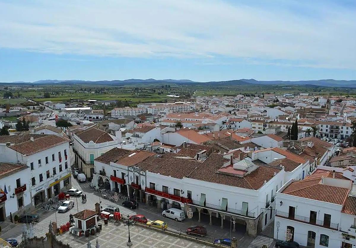 Vista de Fregenal de la Sierra.