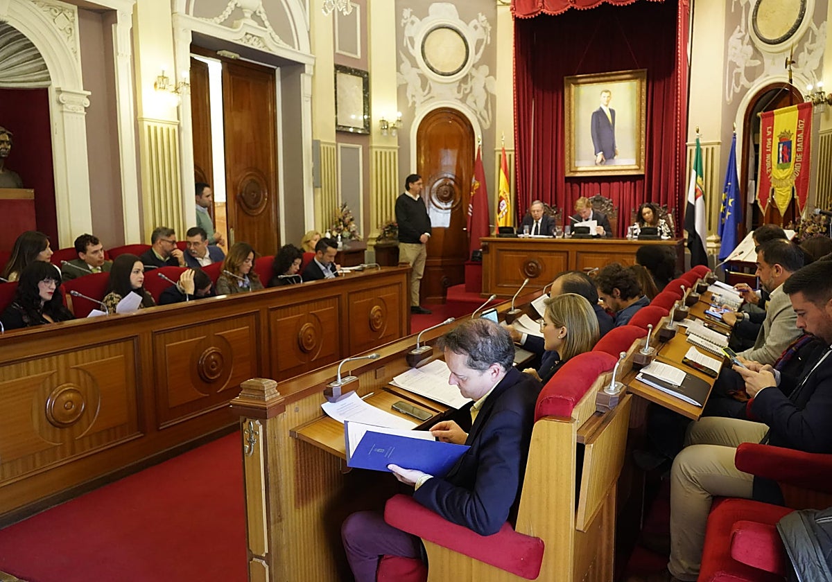 Concejales reunidos en pleno este jueves en la sesión ordinaria de noviembre.