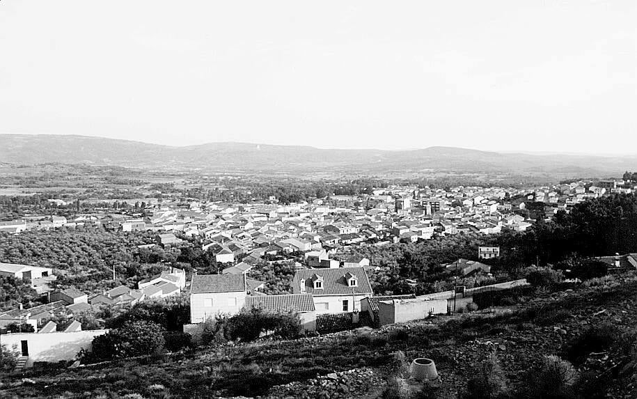 Panorámica de Valverde del Fresno de finales del siglo pasado. Cuando ocurrió el crimen tenía 1.800 habitantes. Ahora tiene 2.162.