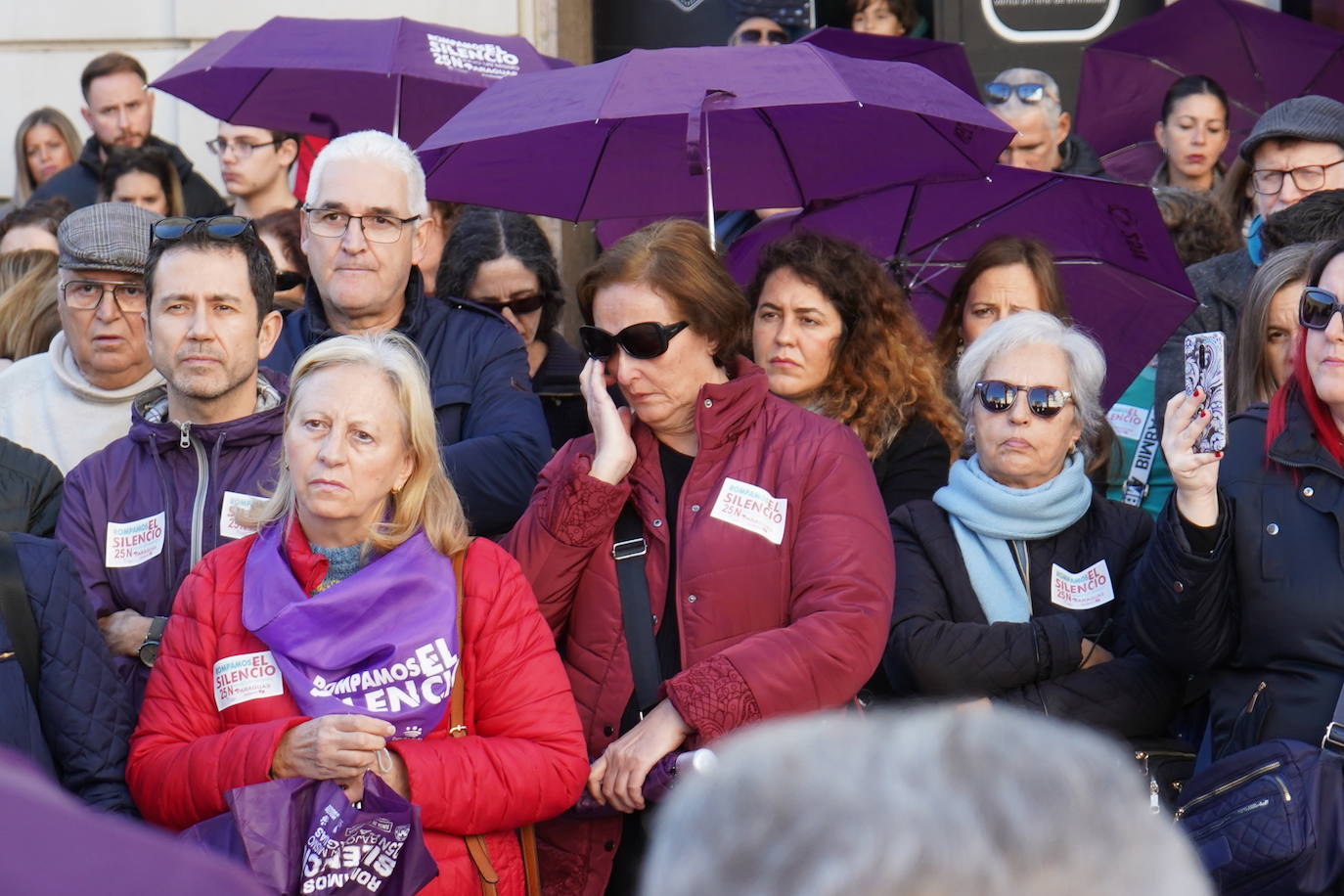 Manifestación en Badajoz con motivo del 25-N