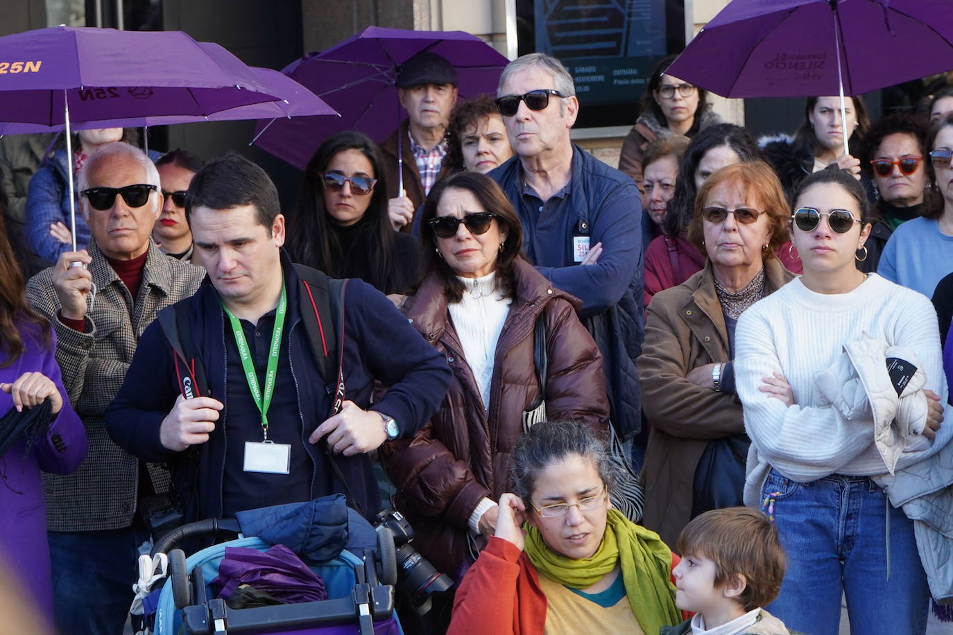 Manifestación en Badajoz con motivo del 25-N