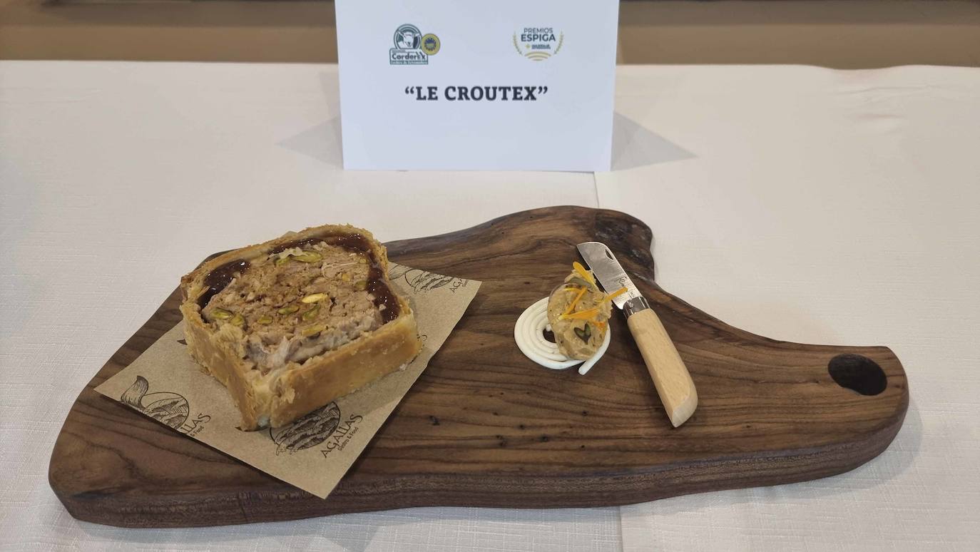 Platos elaborados para el premio de cocina premio Espiga, Cordero de Extremadura