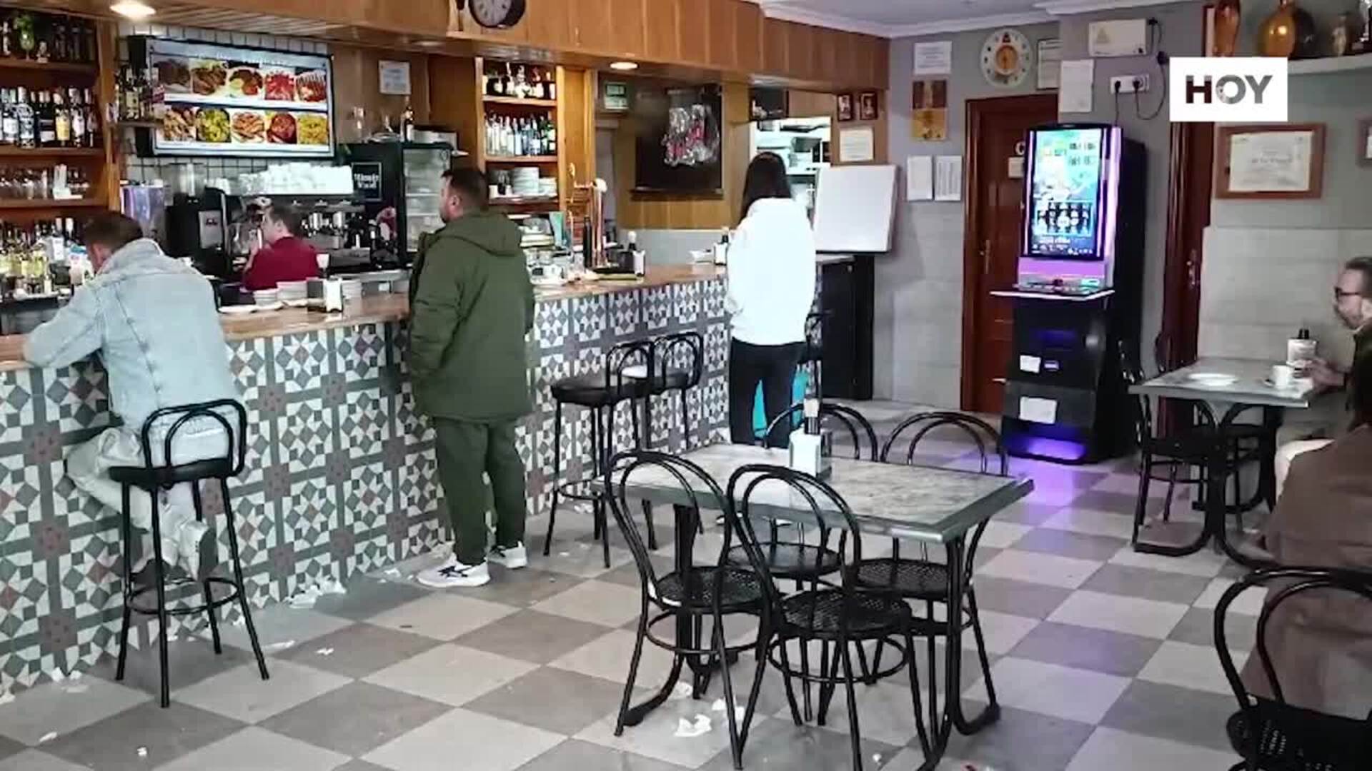 Dos motoristas atracan en el bar Vaquerizo de Badajoz