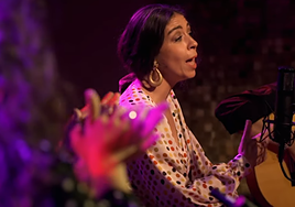 La cantaora Sandra Carrasco.