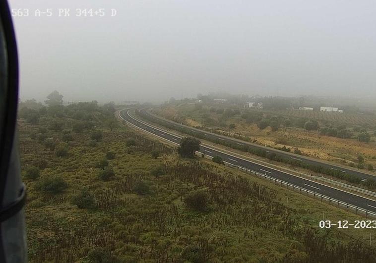 Madrugada bajo cero y mañana de niebla en Extremadura