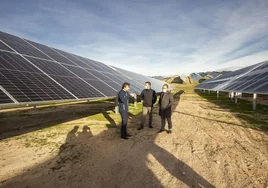 Una de las plantas solares que Alter Enersun tiene en Extremadura.