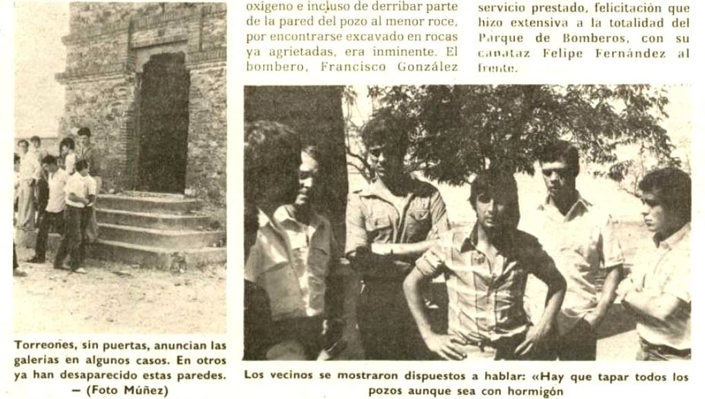 Fotos del reportaje del suceso del Diario HOY del 7 de julio de 1981.