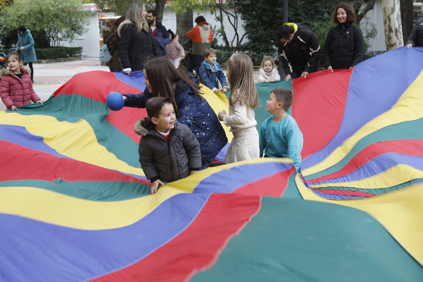 Actividades infantiles dentro del Mercado de Navidad