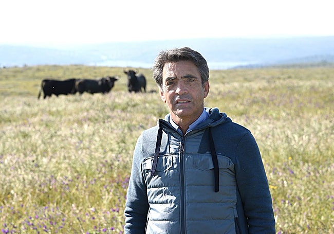 Victorino Martín destaca que dan trabajo en la zona rural y cuidan la dehesa.