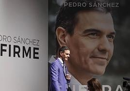 Pedro Sánchez en la presentación de su último libro.
