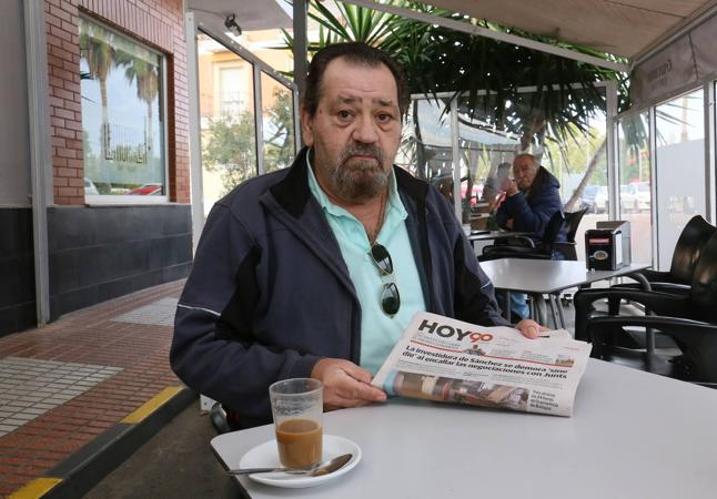 Antonio García desayuna con HOY en el centro de Mérida.