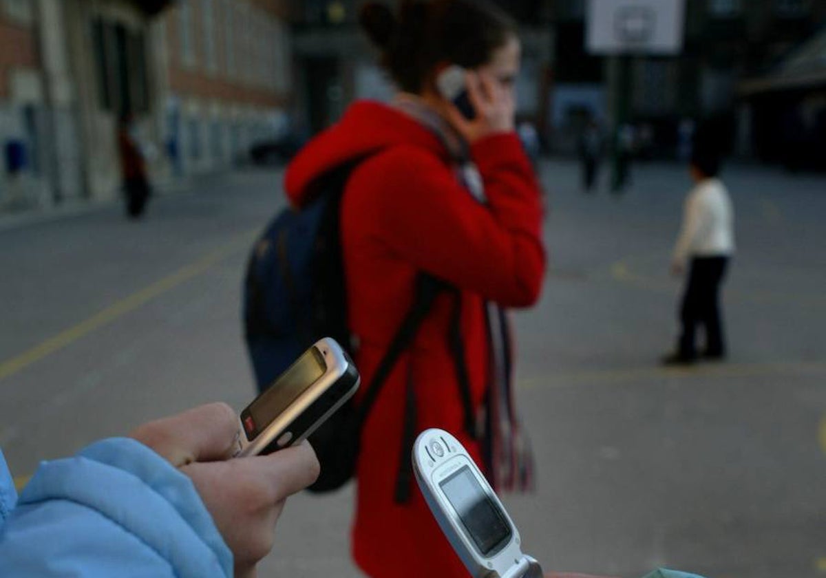 Sin móviles en los colegios