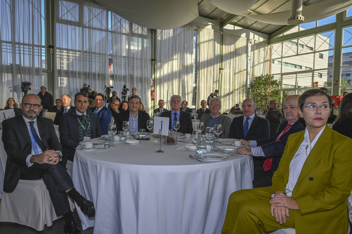 Justiniano Cortés, Juan Palacios Gómez, Benito Román, Juan Andrés Tovar, Domingo Fernández, Mariano García, Javier Bardají y María José Solana.