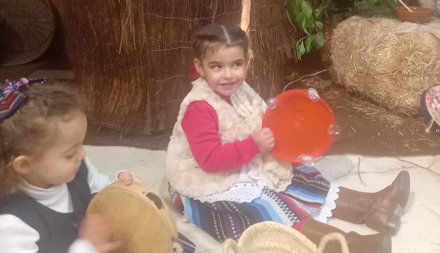 Belén viviente en el colegio Santo Ángel de Badajoz