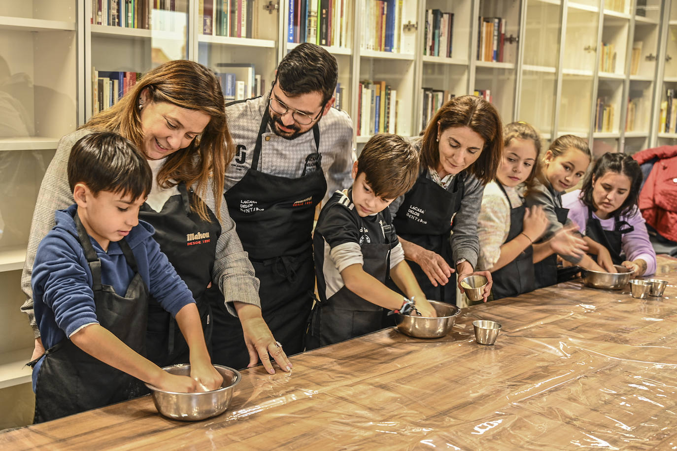 Polvorones en familia