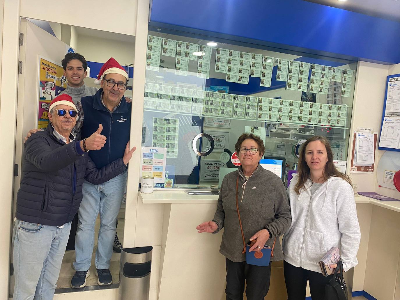 Administración de Llerena donde se ha vendido el quinto premio.