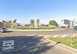 Rotonda de las Tres Fuentes en Mérida.