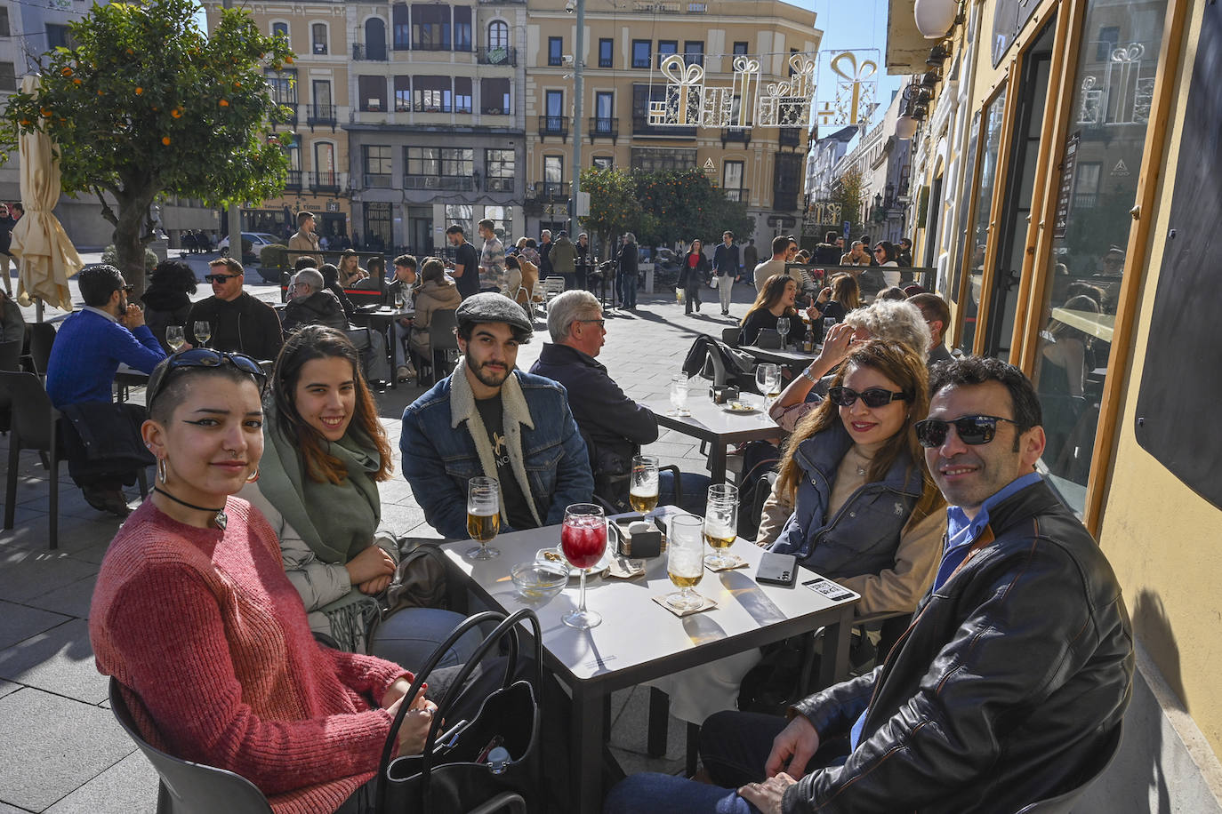 Cañas de Nochebuena en Badajoz