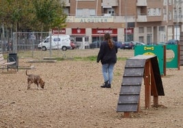 Parque canino en el Cerro del Viento.