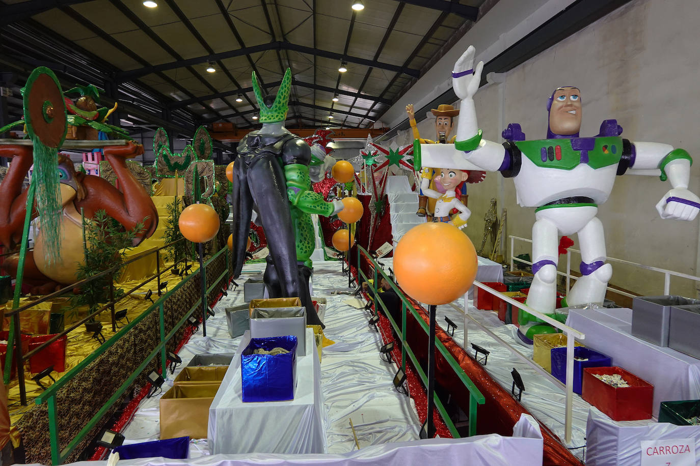 Fotos: Así serán las carrozas que participarán en la cabalgata de Badajoz