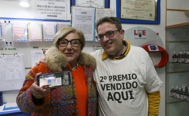 Matilde Bermejo Expósito ha sido agraciada con 75.000 euros del segundo premio en Calamonte. 