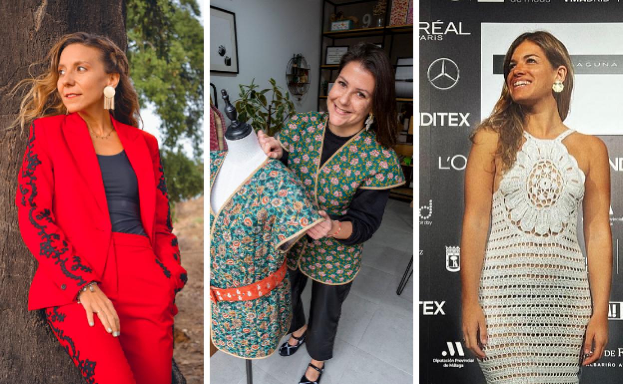 Yolanda Alonso, creadora de 'Yam Design'; Manuela Sánchez, creadora de 'De Manuela'; y Ester Cortés, que ha creado la marca 'Brave-of'. 