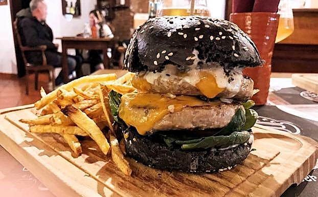 Hamburguesa Lobo Malo.