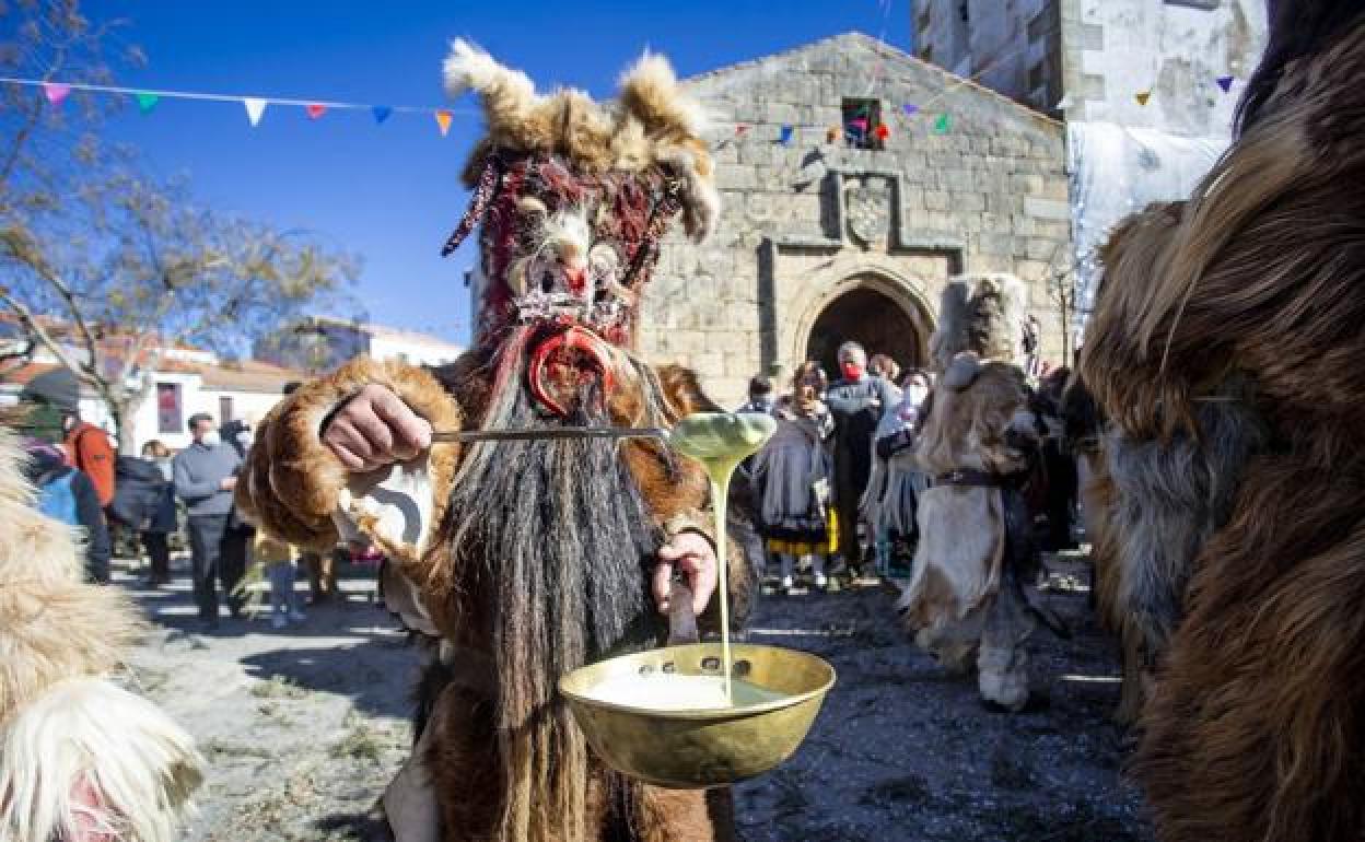 Fiesta de las Carantoñas el pasado enero. 