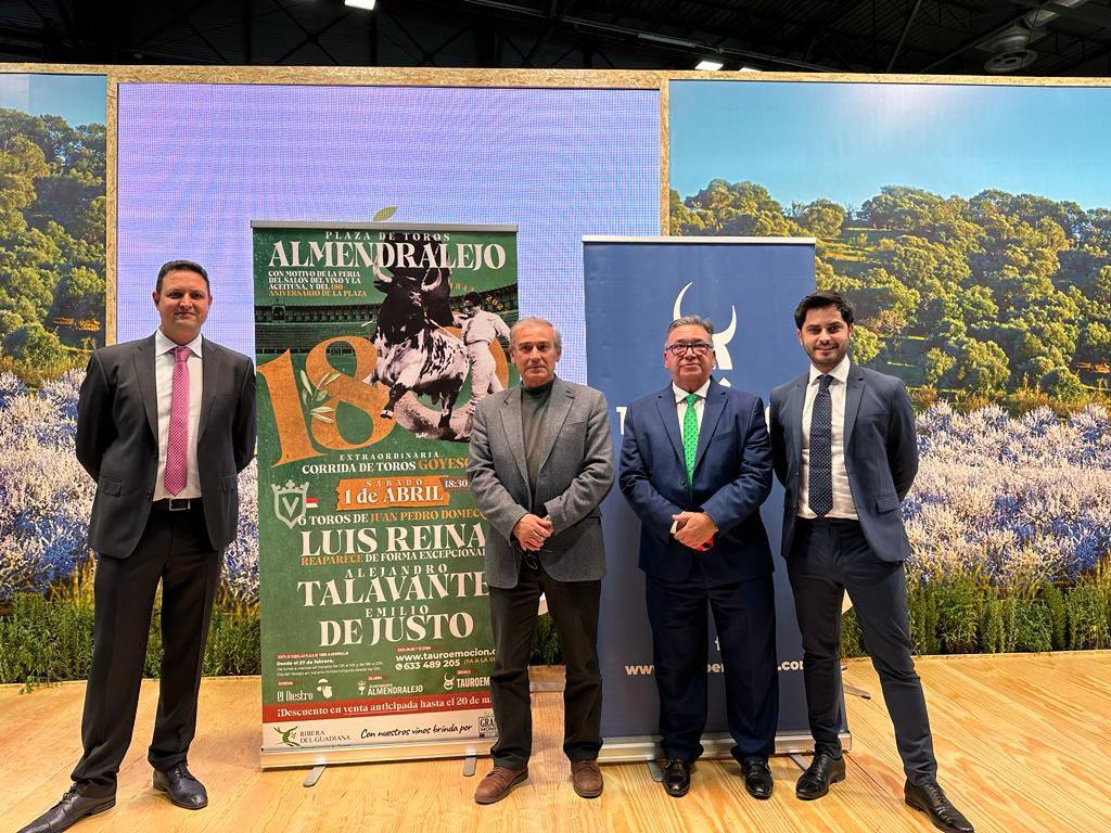 Presentación de la corrida goyesca en Fitur. 