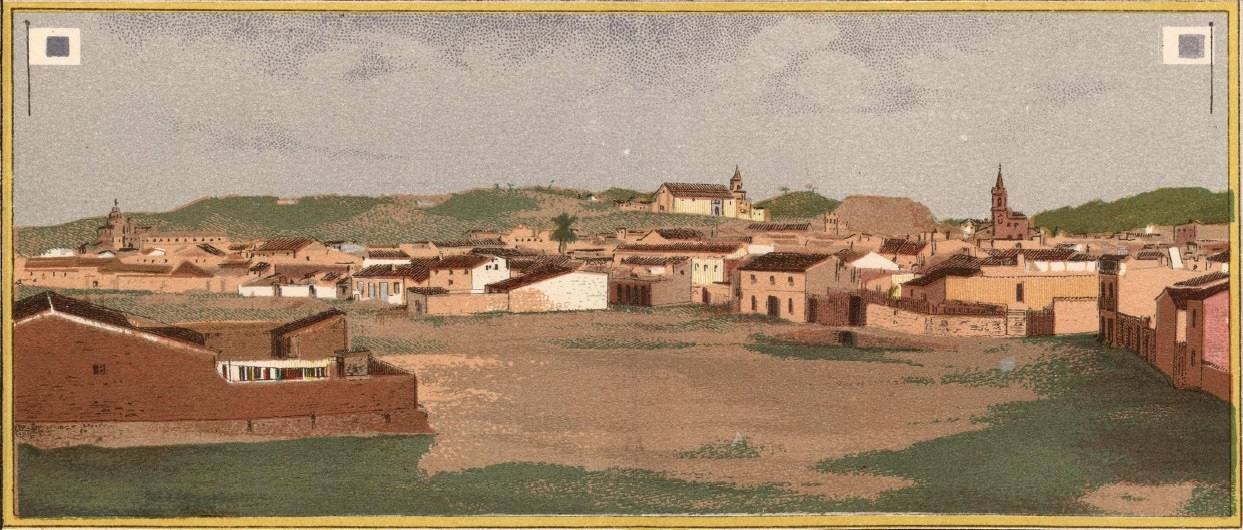 Cromolitografía de Huelva.