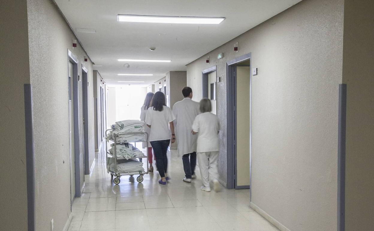 Imagen de archivo de la planta de Psiquiatría del San Pedro. 