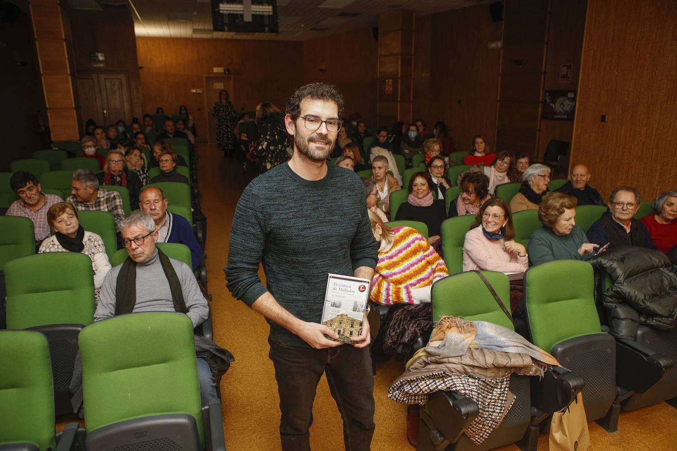 Luis Roso presentó 'El Crimen de Malladas'